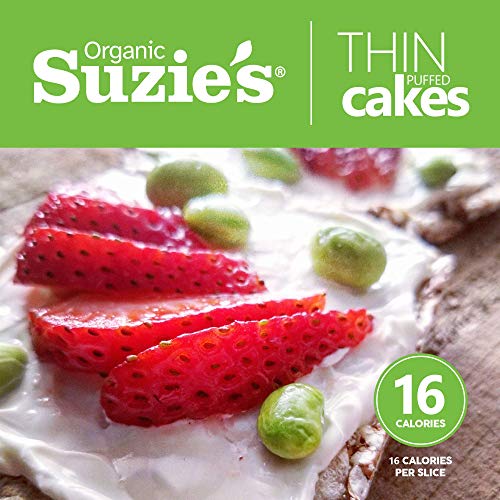 Suzies Organic Thin Rice Puffed Cakes, 12 Pack, Corn Quinoa & S...