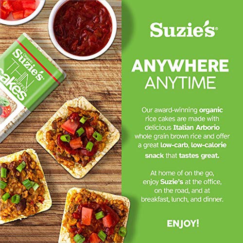 Suzies Organic Thin Rice Puffed Cakes, 12 Pack, Corn Quinoa & S...