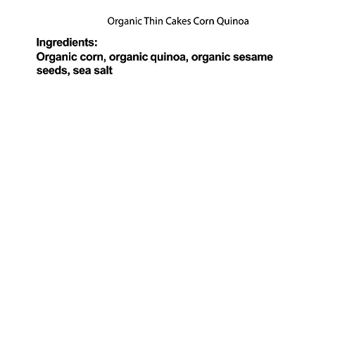 Thin Cakes Organic Corn, Quinoa & Sesame Case of 6
