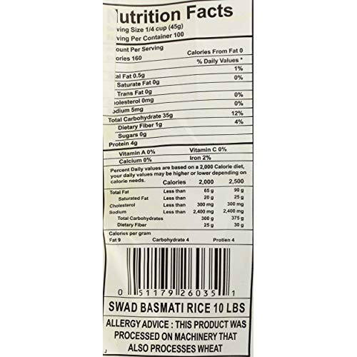 Swad Rice Basmati, 10-Pounds