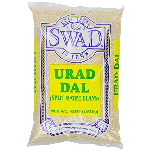 Swad Urad Dal Matpe Beans, Split, 4 Pound