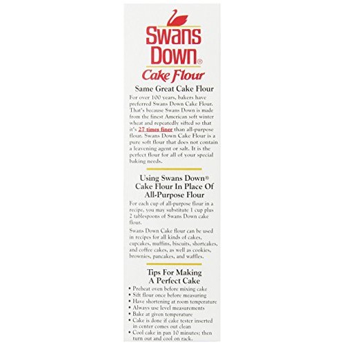 Swans Down Regular Cake Flour, 32-Ounce Boxes Pack Of 8