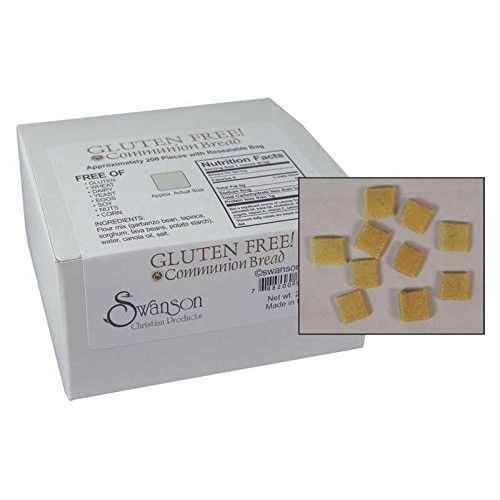 Baked Gluten Free Communion Bread - Square Shape Pack Of 200