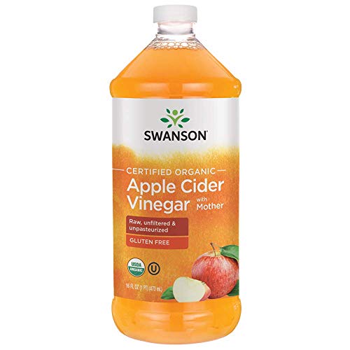 Swanson Certified Organic Apple Cider Vinegar With Mother 16 Fl