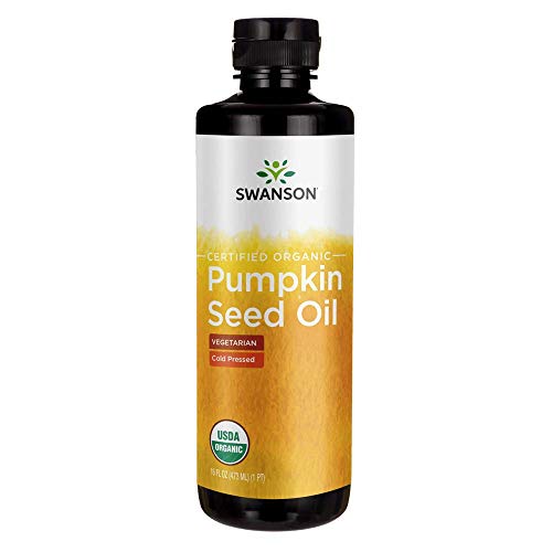 Swanson Certified Organic Pumpkin Seed Oil - Cold Pressed 16 Fl