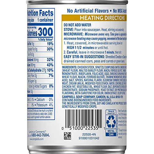 Swanson Chicken &Amp; Dumplings Made With White &Amp; Dark Chicken Meat,