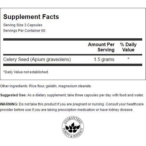 Swanson Celery Seed Extract Cellery Urinary Health Antioxidant