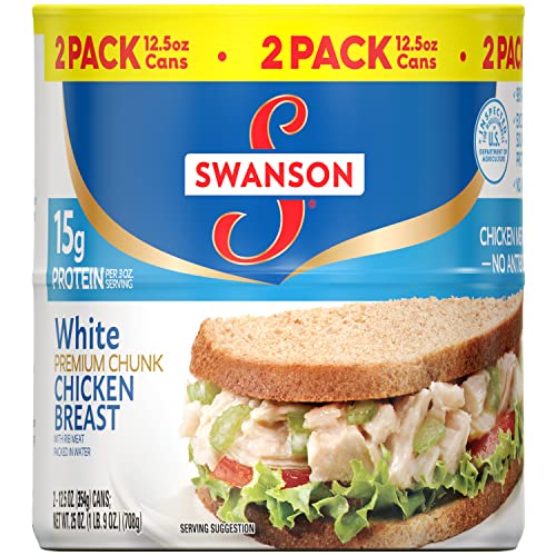 Swanson Premium White Chunk Chicken Breast, 12.5 oz. Can Pack o...
