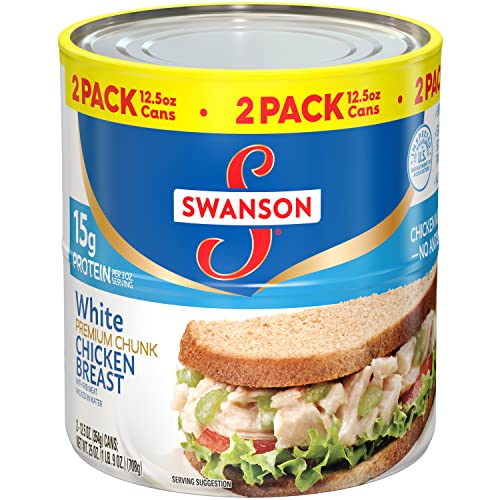 Swanson Premium White Chunk Chicken Breast, 12.5 oz. Can Pack o...