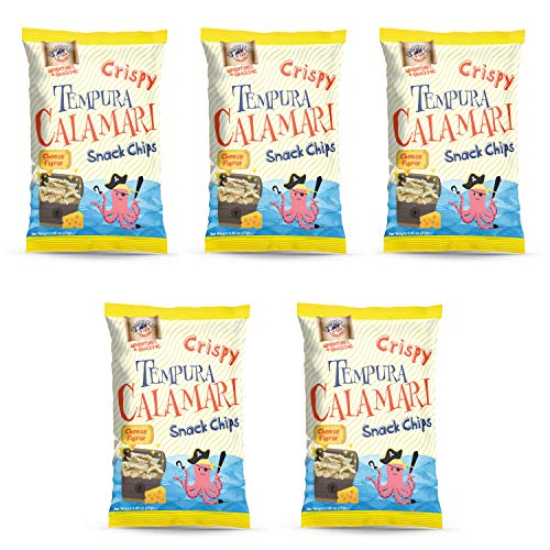 Swashbuckle Snacks Crispy Tempura Calamari Snack Chips Cheese Fl
