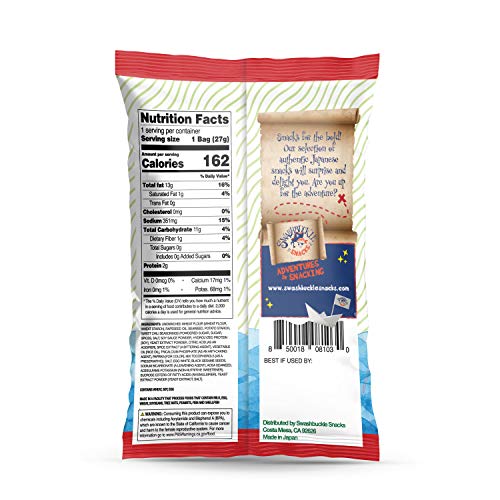 Swashbuckle Snacks Crispy Tempura Seaweed Snack Chips Original F