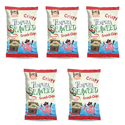 Swashbuckle Snacks Crispy Tempura Seaweed Snack Chips Sweet Chil