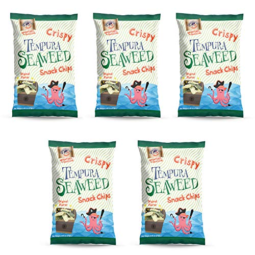 Swashbuckle Snacks Crispy Tempura Seaweed Snack Chips Original F