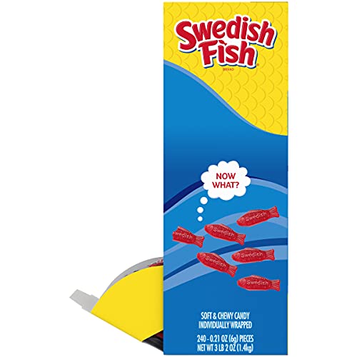 Swedish Fish Mini Soft &Amp; Chewy Candy, 240 - 0.21 Oz Packs