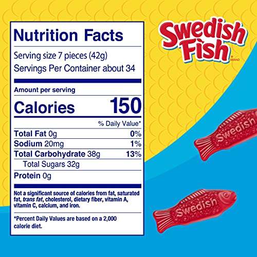 Swedish Fish Mini Soft &Amp; Chewy Candy, 240 - 0.21 Oz Packs