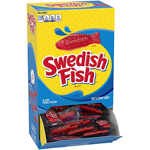 Swedish Fish Mini Soft &Amp; Chewy Candy, 240 - 0.21 Oz Packs