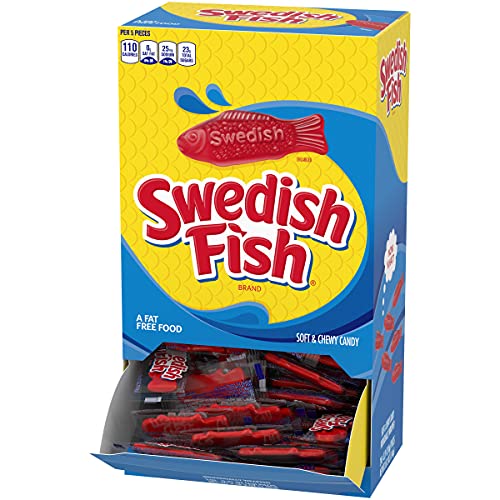 Swedish Fish Mini Soft &Amp; Chewy Candy, 240 - 0.21 Oz Packs