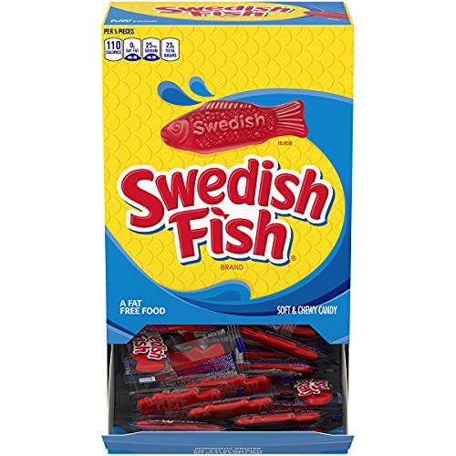 Swedish Fish Mini Soft &Amp; Chewy Candy, 240 - 0.21 Oz Packs