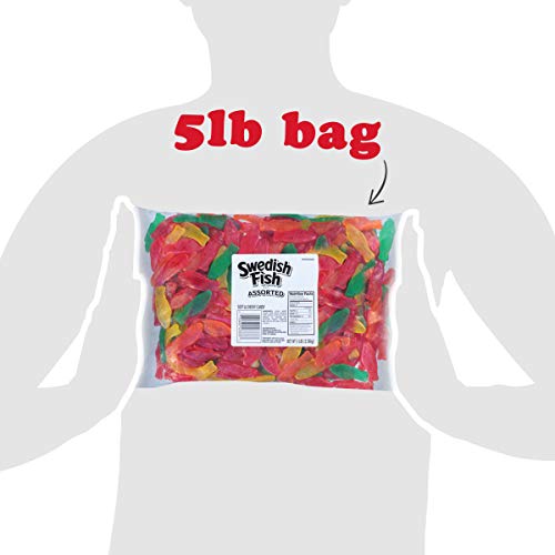 Swedish Fish Assorted Soft &Amp; Chewy Candy, 5 Lb