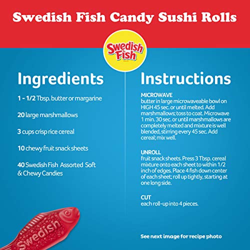 Swedish Fish Assorted Soft &Amp; Chewy Candy, 5 Lb
