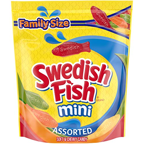 Swedish Fish Assorted Mini Soft &Amp; Chewy Candy, Christmas Candy,