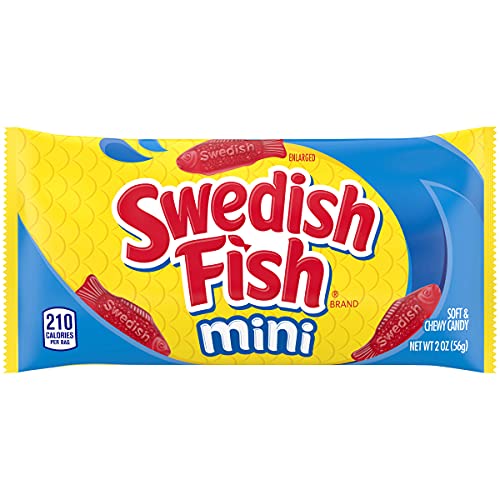 Swedish Fish Mini Soft &Amp; Chewy Candy, 24 - 2 Oz Bags