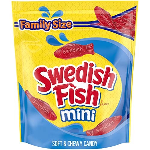 Swedish Fish Mini Soft &Amp; Chewy Candy, Christmas Candy, Family Si