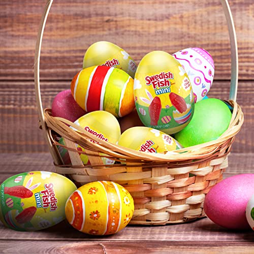 SWEDISH FISH Mini Soft & Chewy Easter Candy, 12-0.88 oz Easter Eggs SWEDISH FISH Mini Soft & Chewy Easter Candy, 12-0.88 oz Easter Eggs