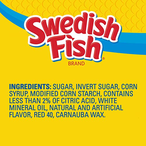 Swedish Fish Soft &Amp; Chewy Candy, Christmas Candy, 3.1 Oz Box