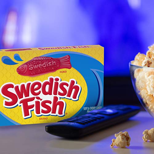 Swedish Fish Soft &Amp; Chewy Candy, Christmas Candy, 3.1 Oz Box
