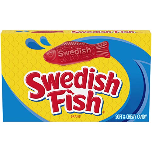 Swedish Fish Soft &Amp; Chewy Candy, Christmas Candy, 3.1 Oz Box
