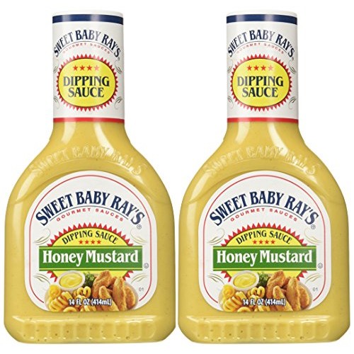 Sweet Baby Rays Honey Mustard Dipping Sauce Pack Of 2 14 Oz B