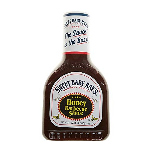 Sweet Baby Rays Barbecue Sauce, Honey, 18 Oz