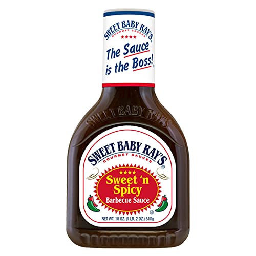 Sweet Baby Rays Barbecue Sauce, Sweet n Spicy, 18 oz