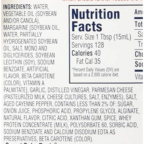 Sweet Baby Rays Garlic Parmesan Wing Sauce - 64 Oz. Jug 2-Pack
