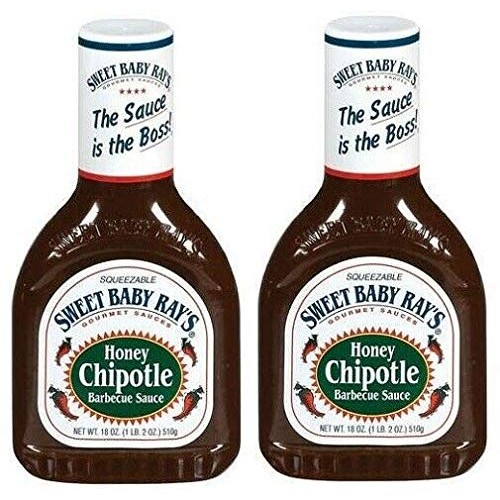 Sweet Baby Rays Honey Chipotle Barbecue Sauce 18 Oz Bottle 2 Pack