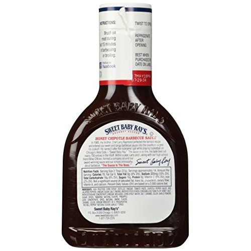 Sweet Baby Rays Honey Chipotle Bbq Sauce 18 Oz 3 Pack