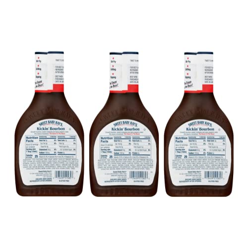 Sweet Baby Rays Sauce And Marinade, Kickin Bourbon 16 Fl Oz ,