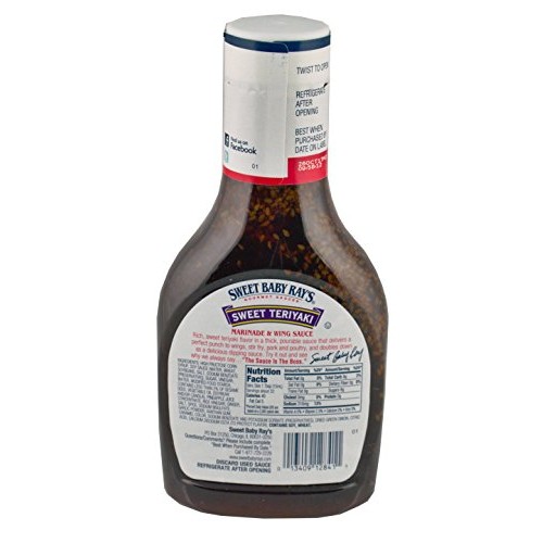 Sweet Baby Rays Sauce &Amp; Marinade - Sweet Teriyaki - Net Wt. 16