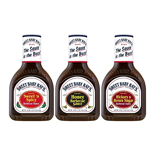 Sweet Baby Rays Variety BBQ Sauce Set - Honey, Hickory, and Swe...