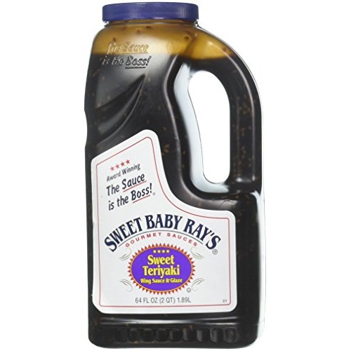 Sweet Teriyaki Wing Glaze &Amp; Sauce By Sweet Baby Rays, 64 Oz. Jug