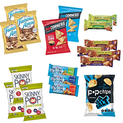 Variety Snack Care Package 45 Count Gift Box For Teens - Fathe