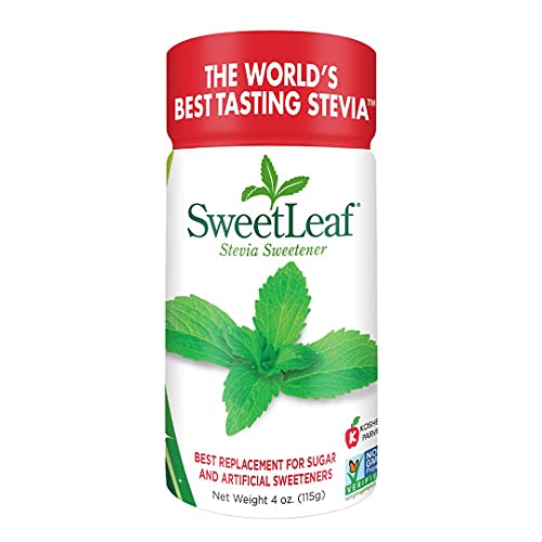 Sweetleaf Natural Stevia Sweetener Powder, 4 Ounce Shaker