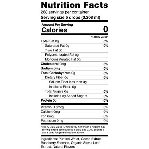 Sweetleaf Sweet Drops Liquid Stevia Sweetener, Chocolate Raspber