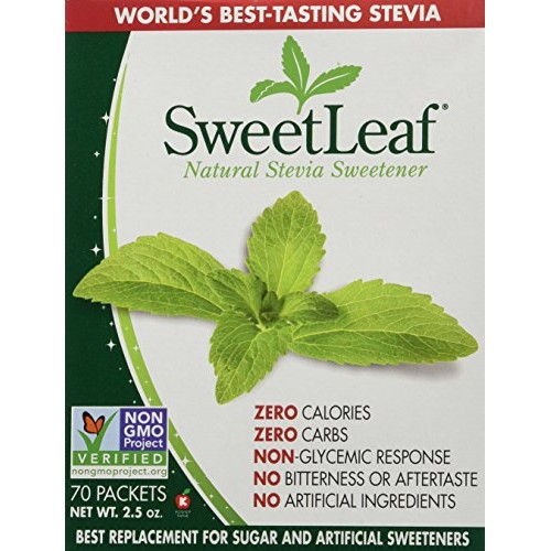 Sweet Leaf Sweetleaf Sweetener, 70 Ct, Pack Of 6