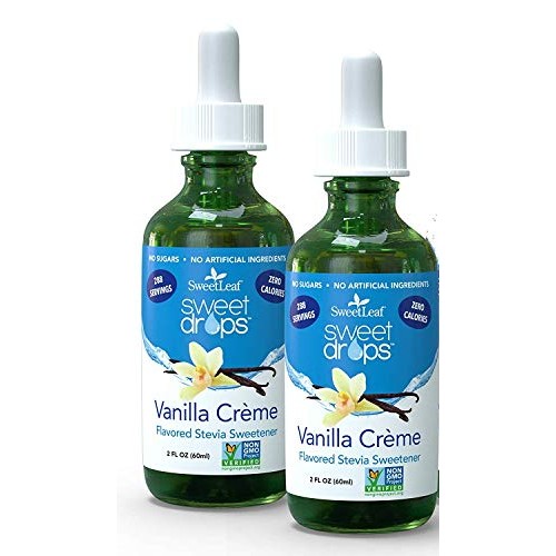 Sweetleaf Liquid Stevia Vanilla Cream 2 Oz 2 Pack