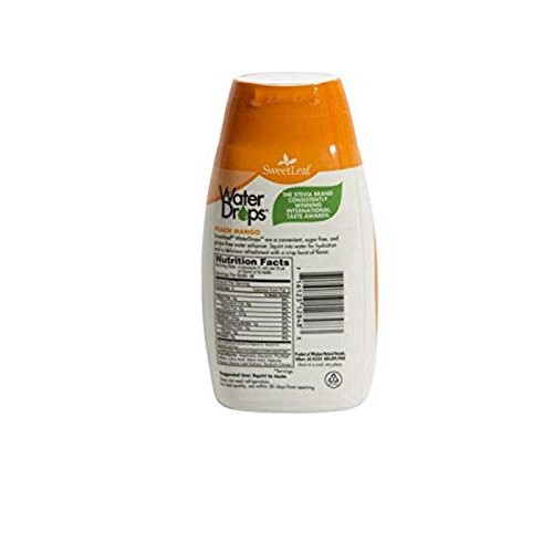 Sweetleaf Peach Mango Water Drops1.62 Ounces Pack Of 6