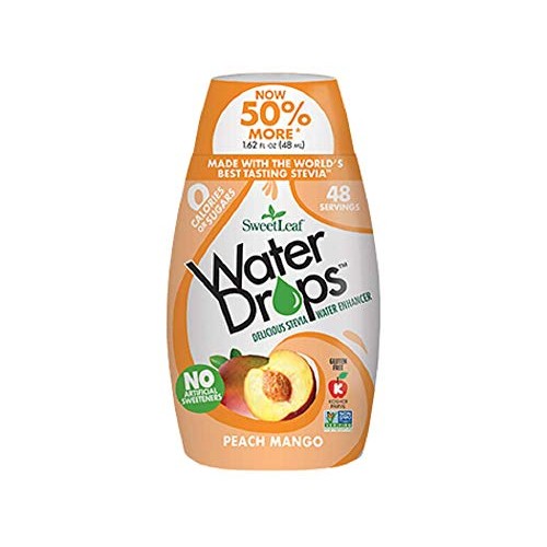 Sweetleaf Peach Mango Water Drops1.62 Ounces Pack Of 6