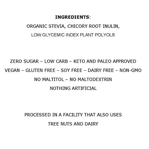 Luv Keto Sweetener Stevia Blend - 1:1 Sugar Free Substitute For