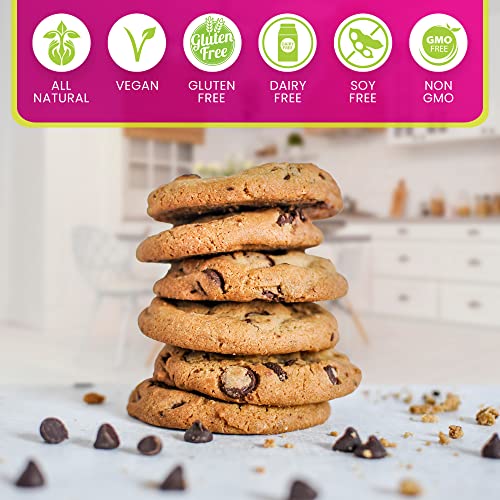 Keto Dark Baking Chocolate Chips - Sugar Free Stevia Sweetened,